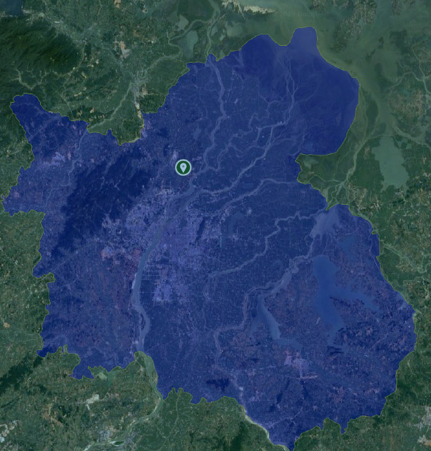 基地在南昌市的區位 基地在南昌市的區位