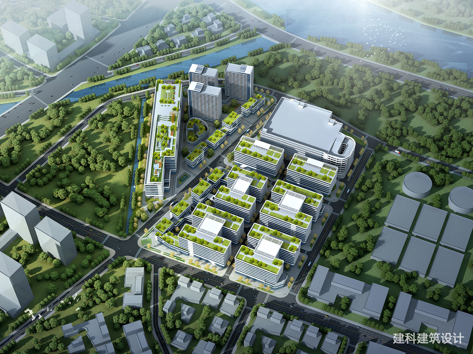 智能制造產業園設計亮點