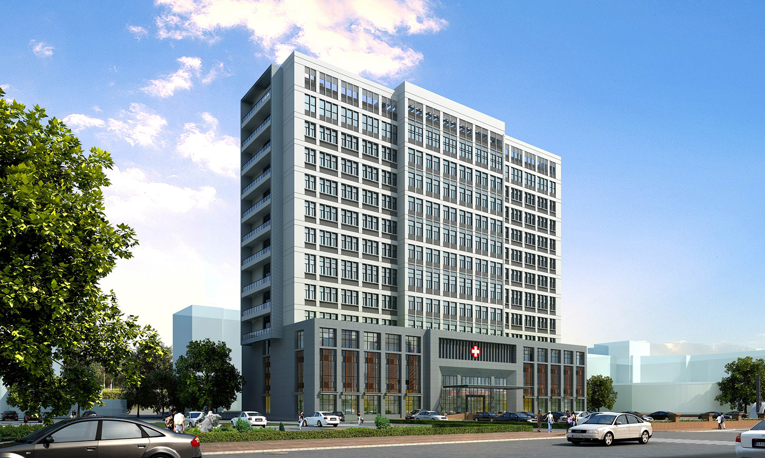 醫院住院大樓建筑設計案例2