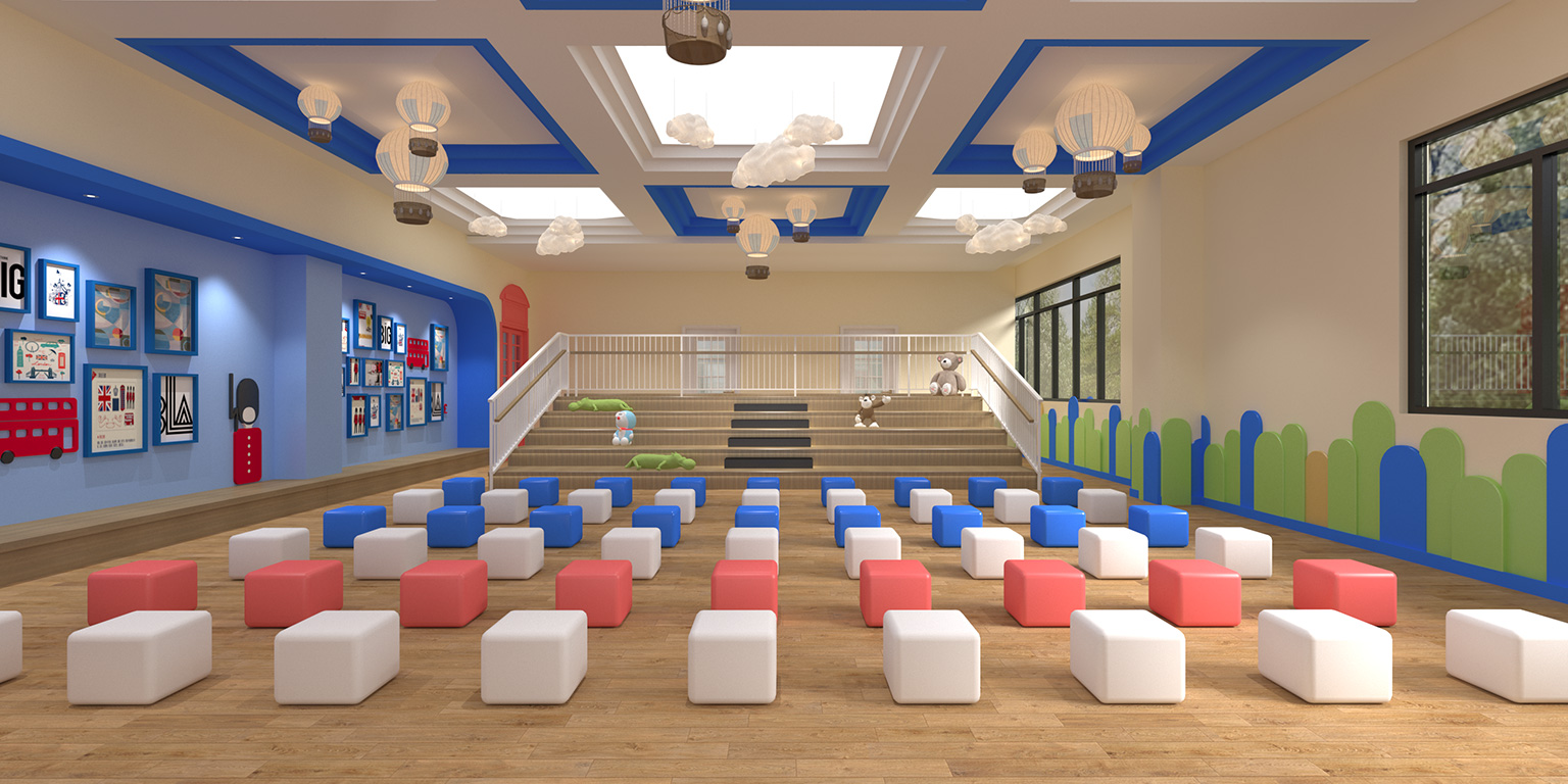 幼兒園室內(nèi)裝修設計案例2