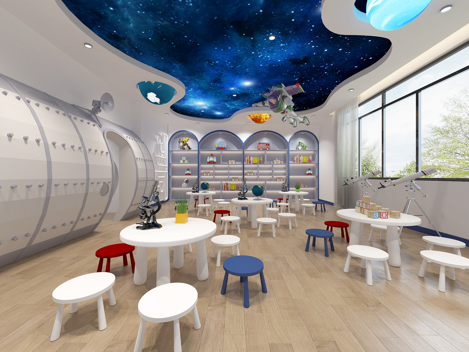 幼兒園室內(nèi)裝修設計案例3