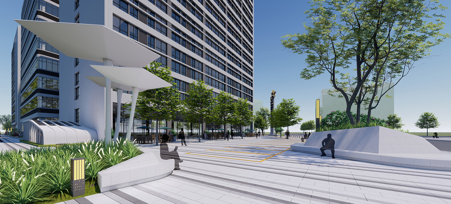 科技園景觀設計案例1